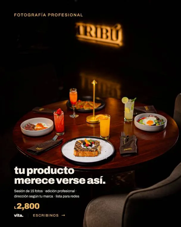 Pieza de fotografía profesional para Tribú